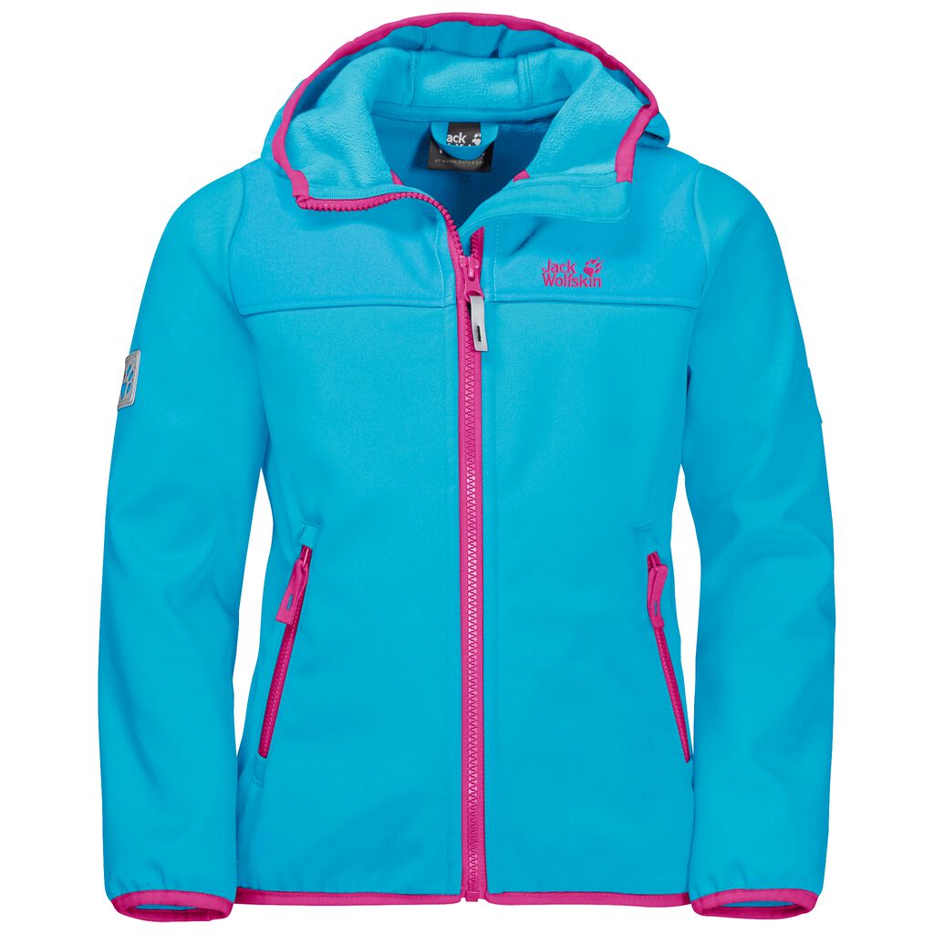 Jack Wolfskin FOURWINDS Vestes Enfant Turquoise/Bleu - JFTCLWB-46